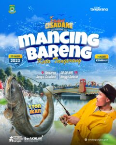 Ayo Ikuti Mancing Bareng di Festival Cisadane Kota Tangerang 2023, Satu Ton Ikan Akan Diperebutkan