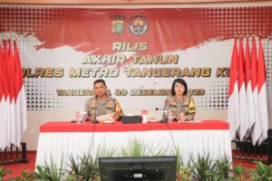 Kapolres Ungkap Capaian Polres Metro Tangerang Kota Dalam Rilis Akhir Tahun 2023