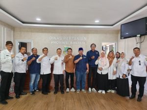 Sukseskan Progam Gubernur, PWI  Banten dan  Distanak Siap Berkolaborasi