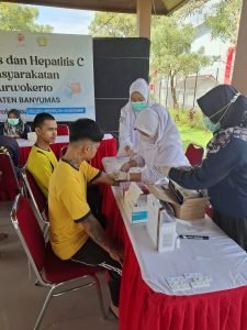 Lapas Purwokerto Gelar Sosialisasi dan Pemeriksaan Kesehatan untuk Warga Binaan
