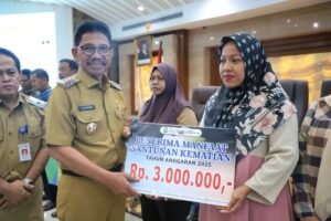 Dinsos Kota Tangerang Salurkan Santunan Kematian Kepada 98 Keluarga