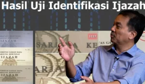 Roy Suryo Membantah Ada Pihak Politik Yang Berada Dibalik Dugaan Pemalsuan Ijazah