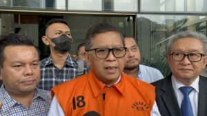 Hasto Kristiyanto Mengeklaim Proses Hukum Yang Tengah Dihadapinya Sebagai Bentuk Pengadilan Politik