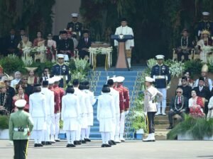 Perdana, Presiden Prabowo Subianto Pimpin Upacara Detik-Detik Proklamasi HUT ke-80 Kemerdekaan RI