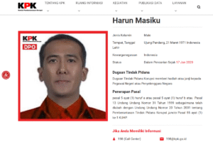 KPK Menemukan Informasi Keberadaan Harun Masiku