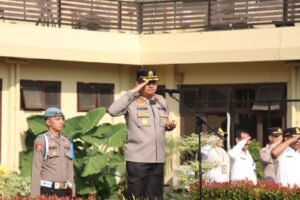 Polres Cilegon Polda Banten Gelar Apel Kesiapan Pengamanan Budaya Cilegon Fest Dan International Folk Arts 2025