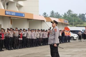 Polda Banten Kerahkan 313 Personel Amankan Laga BRI Super League Di Banten International Stadium