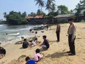 Cegah Gangguan Kamtibmas dan Jaga Rasa Aman, Ditpamobvit Polda Banten Patroli Wisata