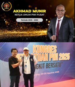 Sah, Ahmad Munir Terpilih Sebagai Ketua Umum PWI Pusat Periode 2025–2030
