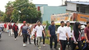 Jalan Sehat Jajaran Kemenkum Malut, KemenHAM, dan Kemenimipas Peringati Hari Pengayoman