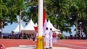 Kanwil Kemenkum Malut Hadiri Upacara HUT ke-80 RI di Sofifi