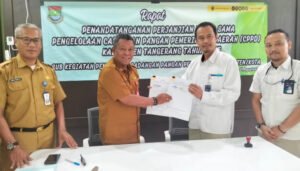 DPKP dan Bulog Tanda Tangani Kerja Sama Pengelolaan Cadangan Pangan