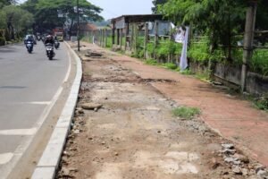 Pemkot Tangsel Lanjutkan Revitalisasi Pedestrian Ciater Tangsel