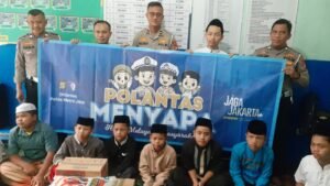 Sambut HUT Polantas ke-70, Samsat Ciledug Berbagi Sembako untuk Anak Yatim dan Dhuafa
