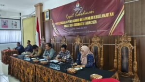 Rutan Surakarta Ikuti Rakor Pemutakhiran Data Pemilih Berkelanjutan 2025 di KPU Kota Surakarta