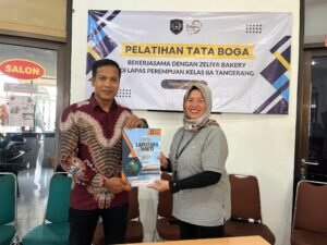 Penutupan Pelatihan Tata Boga Bekerja Sama dengan Zaliyaa Bakery di Lapas Perempuan Kelas IIA Tangerang