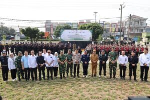 Polda Banten Gelar Apel Kesiapsiagaan Tanggap Radiasi Cs-137 di Serang