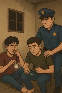 Polsek Neglasari Bekuk Dua Penyalahguna Narkotika jenis Sabu di Kontrakan Sepatan