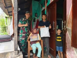 HUT ke 27 Korem 052/Wijayakrama, Koramil 02/Batuceper Berbagi