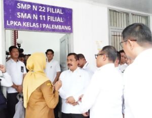 Kunjungi LPKA Palembang, Menteri Imipas Tekankan Pemenuhan Hak Pendidikan Bagi Anak Binaan