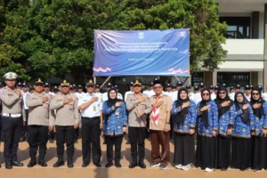 Kapolres Pandeglang Pimpin Upacara Pembukaan Pelatihan Peningkatan Kemampuan Anggota Pam Swakarsa Gelombang I