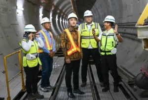 Tinjau Pembangunan MRT Sawah Besar, Wapres Tekankan Progres Sesuai Target