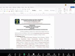 Kemenkum Malut Harmonisasi Ranperda SPBE Pemprov Malut