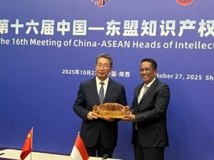Galang Dukungan Inisiasi Indonesia tentang Royalti, Menkum Supratman Bertemu Perwakilan China-Asean