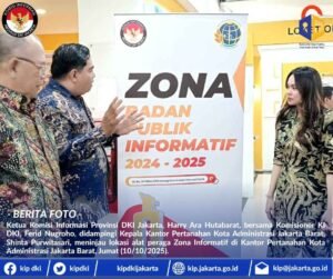 KI DKI Jakarta Tinjau Implementasi Zona Informatif di Kantor Pertanahan Kota Administrasi Jakarta Barat