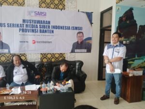 SMSI Kota Tangerang Ucapkan Selamat kepada Lesman Bangun Kembali Pimpin SMSI Banten