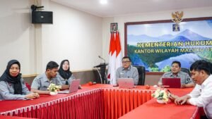 Kanwil Kemenkum Malut Ikuti Pojok Literasi Hukum: Bahas Transformasi Hukum Pidana dalam KUHP Baru