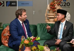 Di Sela Rangkaian KTT G20, Wapres Lakukan Pertemuan Bilateral dengan Wakil Kanselir Jerman