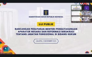 Uji Publik Rancangan Permenpanrb Jabatan Fungsional di Bidang Hukum