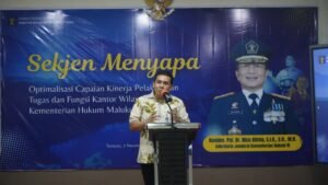 3 Pesan Sekretaris Jenderal kepada Jajaran Kemenkum Malut
