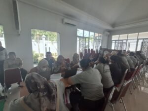 Pertemuan Evaluasi Program ODMK Kota Tangerang di Lapas Perempuan Kelas IIA Tangerang