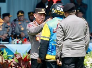 Kapolri Pimpin Apel Ojol Kamtibmas “Jogo Jatim” Bersama Polda Jawa Timur di Malang