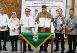 Kabupaten Pandeglang Teken MoU Dengan Bank Banten Dalam Pengelolaan RKUD