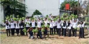 Hasil Program Berkebun,  Rutan Pandeglang Panen Kangkung