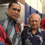 Ketum DePA-RI Dr. TM Luthfi Yazid (kiri) bersama Menteri Lingkungan Hidup era Pak Harto, Prof. Dr. Emil Salim (kanan) di Jakarta beberapa waktu lalu (Foto: Dok. pribadi)