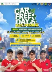 Kecamatan Periuk Gelar Car Free Day, Dorong Pola Hidup Sehat dan Kepedulian Lingkungan