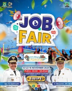 Job Fair Rutin Digelar, Pengangguran Kota Tangerang Tetap Tinggi, Mekanisme Rekrutmen Pabrik Dipertanyakan
