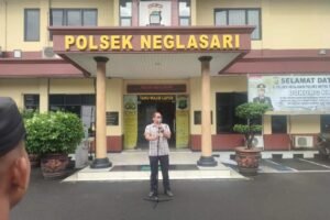 Pawas Kanit Reskrim Pimpin Apel Pagi Polsek Neglasari, Tekankan Disiplin Personel