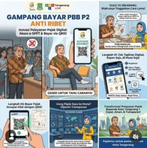 Bayar PBB-P2 Kini Anti Ribet, Bapenda Kota Tangerang Dorong Warga Manfaatkan Aplikasi Tangerang LIVE