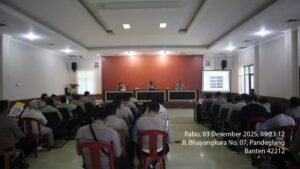 Polres Pandeglang Terima Kunjungan Polda Banten untuk Sosialisasi Larangan Gaya Hidup Hedon Bagi PNPP dan Keluarga