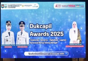 Kanwil Ditjenpas Banten Raih Penghargaan Mitra Teraktif Pada Dukcapil Awards 2025