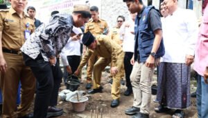 Bupati Tangerang Lakukan Peletakan Batu Pertama Pembangunan Asrama Pondok Pesantren Tahun 2025