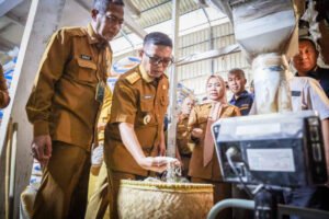 Tinjau Penggilingan di Serang, Gubernur Banten Andra Soni Pastikan Stok Beras Banten Aman Jelang Nataru