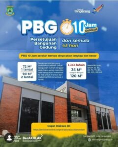 PBG di Kota Tangerang Kini Rampung 10 Jam, Perkimtan Pastikan Layanan Cepat dan Transparan