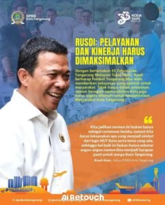 Ketua DPRD Kota Tangerang Dorong Peningkatan Pelayanan dan Kinerja Pemkot di Usia ke-33 Tahun