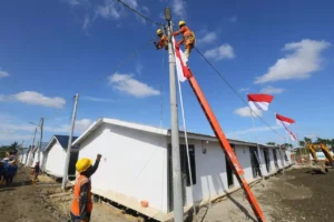 Danantara Sinergikan BUMN Bangun Huntara di Aceh Tamiang, PLN Pastikan Semua Rumah dan Fasum Tersambung Listrik